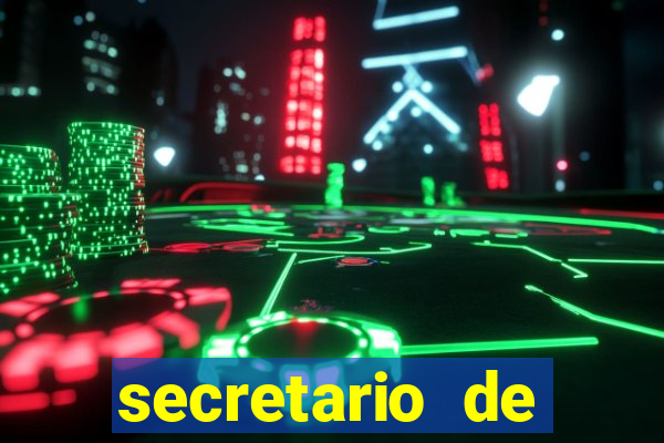 secretario de esporte salario